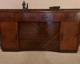 Art Deco Sideboard in outstanding condition with original veneer