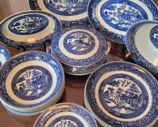 Homer Laughlin Made in USA Blue & White 