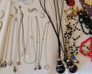 Costume jewelry and some fine jewelry 