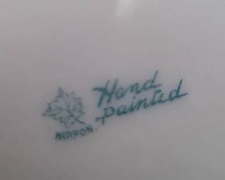 Hand painted Nippon footed dish