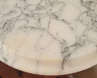 Marble top plant stand