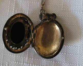 Inside of Cameo locket