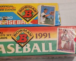 1999 & 1991 Official Complete Set of Baseball Cards unopened Factory Sealed boxes 