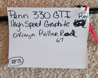 #3 Penn 330 GTI High Speed Graphite reel