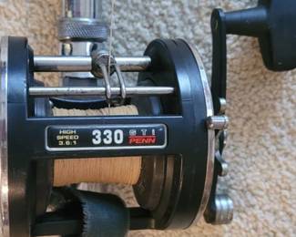 #5 Penn 330 GTI High Speed 3.6:1 & 5 1/2"  Rod