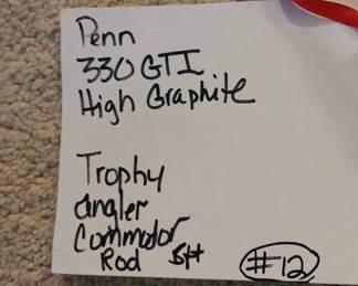 #12 Penn 330 GTI High Graphite reel & Commodor 6' rod