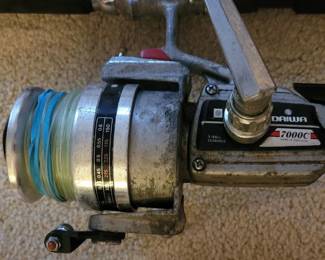 #9 Daiwa 7000C Saltwster Reel & Shakespeare Contender 7' rod