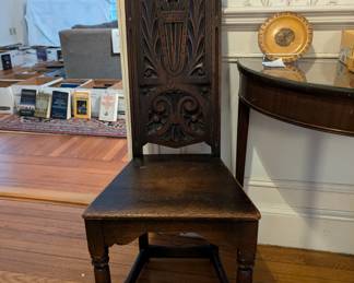Carved antique chair