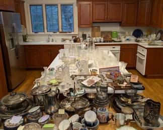 Silver, crystal, and more