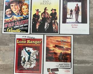 Collectible John Wayne movie posters from the 50s!!