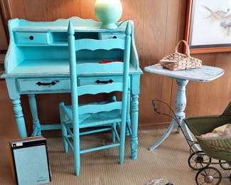 Shabby Chic Desk W/Chair