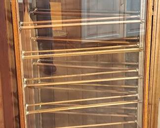 Antique General Store Ribbon Display Cabinet