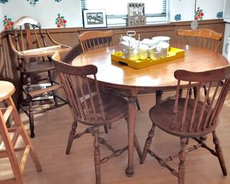 Dinette Set, Antique High Chair