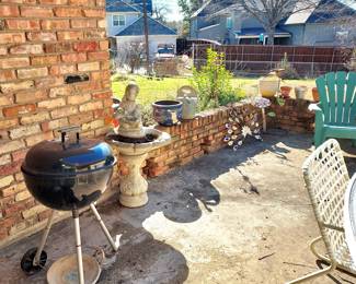 Grill, Bird Bath