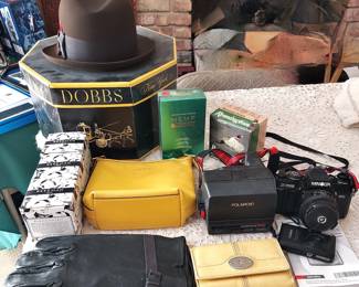 Minolta & Polaroid Cameras, Coach Purse