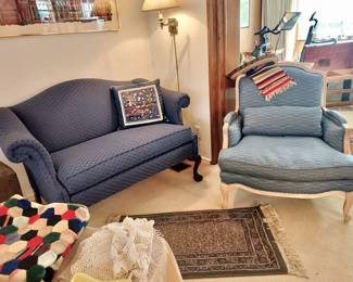 Loveseat, Oversized Armchair