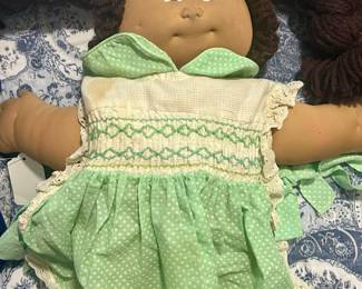 Cabbage patch kid collectible dolls