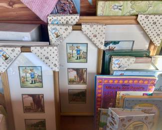 Vintage childrens winnie the pooh books and decor