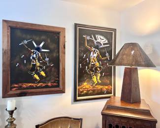 Robert yellowhair oil painting