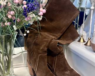 womens tall brown boots