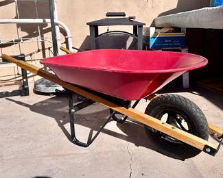 Red wheelbarrow 