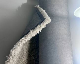 Large fluffy area rug