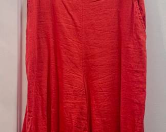 Bright scarlett pant suit