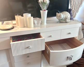 White dresser