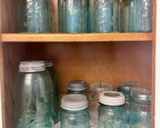 Vintage mason collectible jars