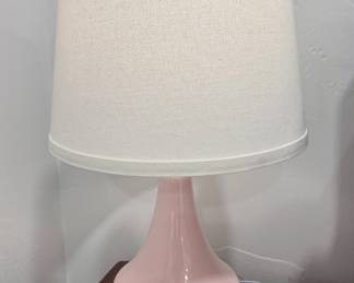 Pink table lamp