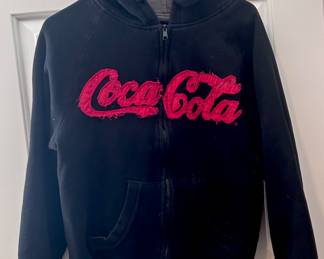 Cocacola zip up hoodie