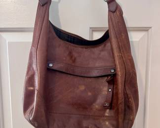 Leather brown purse