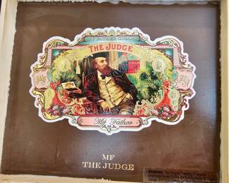 The Judge collectible cigar box