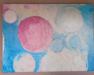 Abstract bubble art