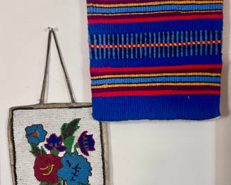 Handmade Native American beaded purses 