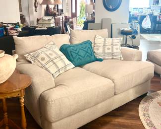White sofa set