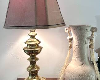 Vintage brass table lamp