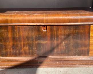 Vintage wood chest