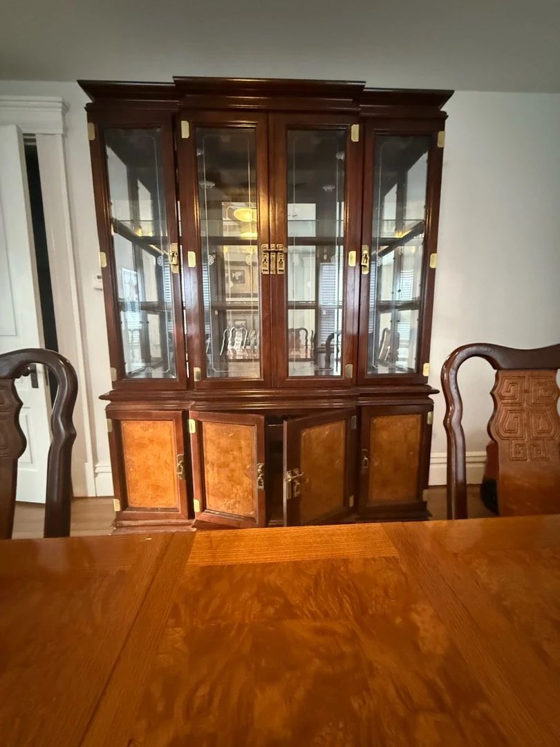 001 9 Piece Asian Style Dining Room Furniture Set