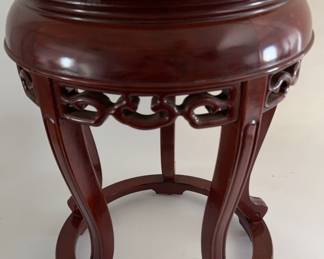 Chinese Hand Carved Wood Side Table
