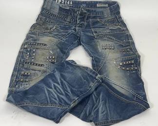 Rare Designer Japrag Denim by Okishana Samoki Size 30