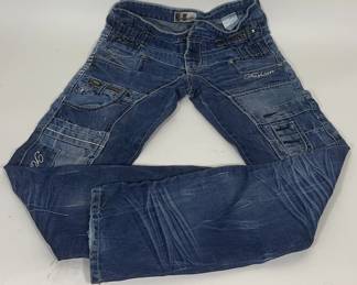 Kosmo Lupo Embroidered Denim Jeans Size 30