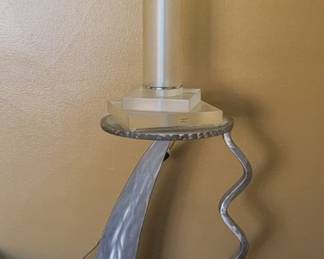 Clearlite By Baur Modern Metal Resin Floor Lamp