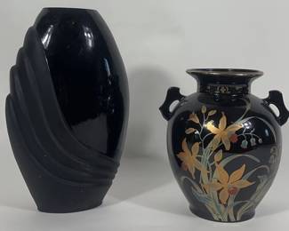 Fine China Vase 80s Haeger Style Case