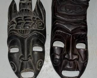 Hand Carved Tribal Masks