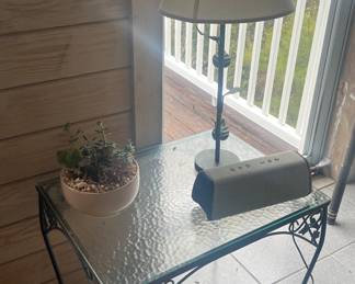 End table of patio set