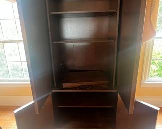 Inside awesome armoire