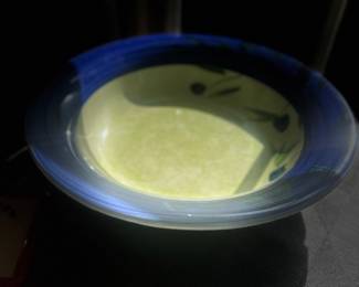 This is a glass bowl made by Spiegelau, a German company renowned for its high-quality