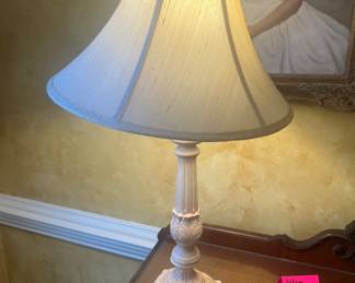 Candlestick metal lamp