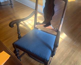 1 of 8 only Captains chair